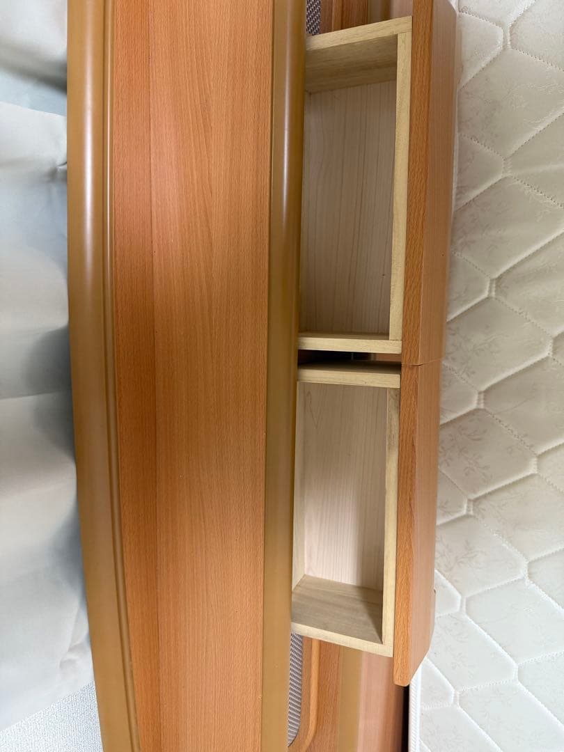 専用「うさまる様」堺市近く 引き取り限定 収納付きダブルベッド マットレス付き