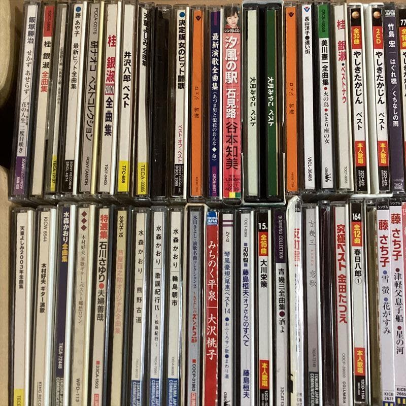 演歌　CD　大量【約100枚】 RF0509-7　やしきたかじん　水森かおり