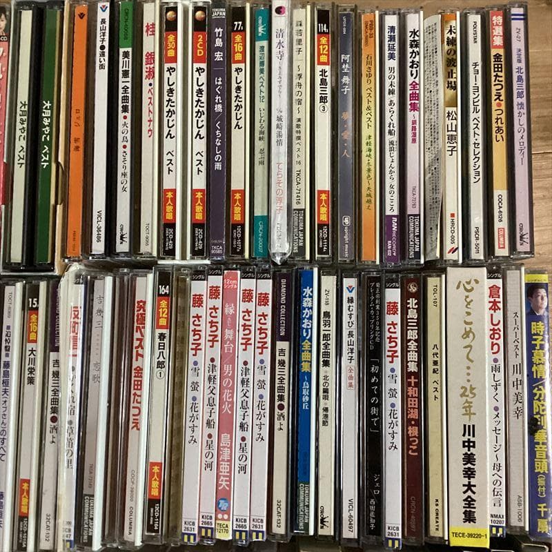 演歌　CD　大量【約100枚】 RF0509-7　やしきたかじん　水森かおり