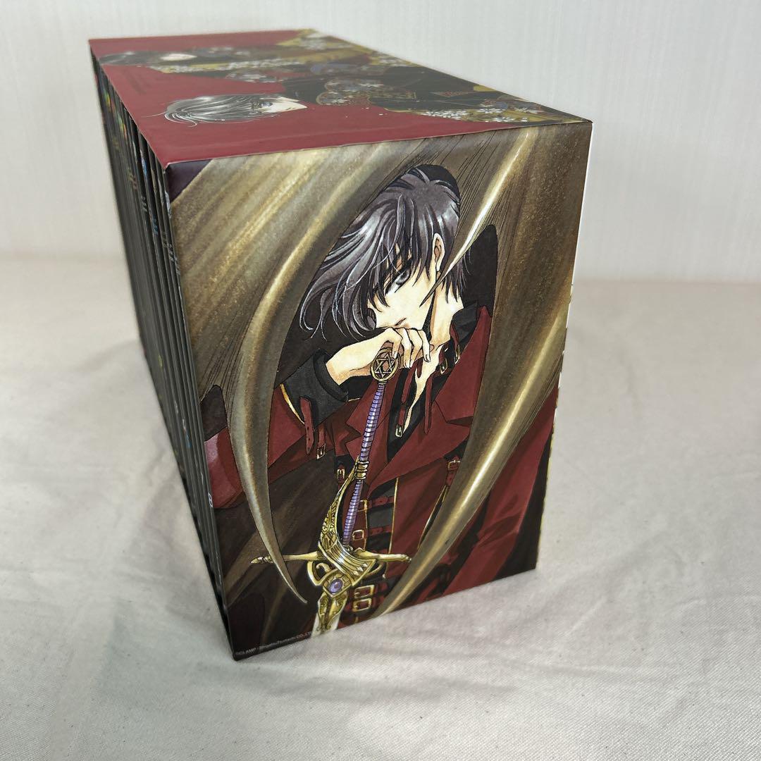 【匿名配送】　CLAMP　X　エックス　全巻　収納BOX　複製原画風カード　初版