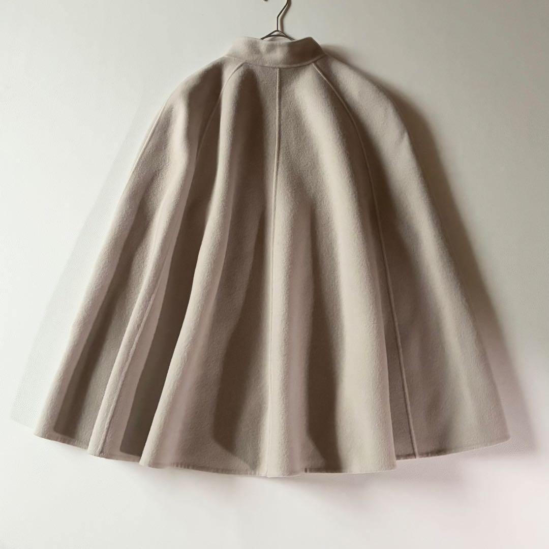 新品タグ付き✨アナイ　2023AW　ミドルケープコート　ウール　ベルト付き