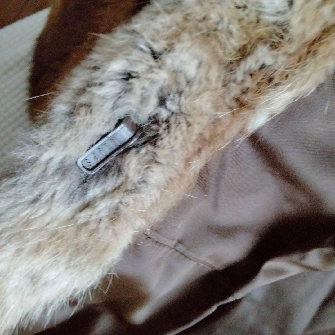 未使用品❤毛皮ロングコートリアルファー 毛皮コートブラウン