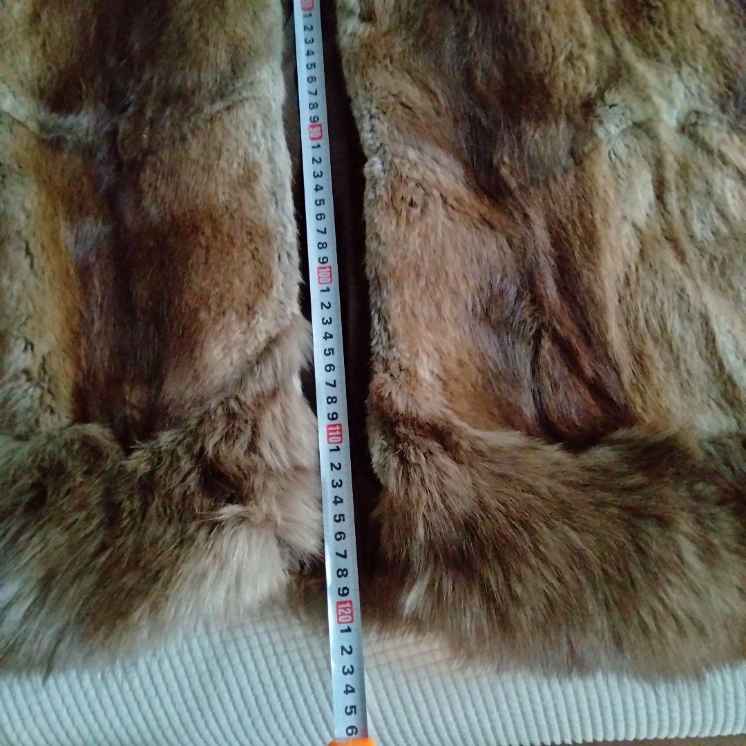 未使用品❤毛皮ロングコートリアルファー 毛皮コートブラウン