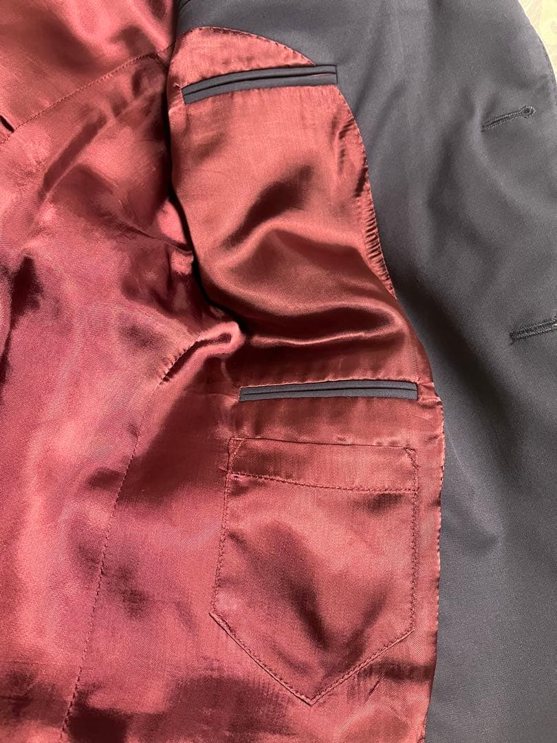 限定価格！GUCCIネイビー スーツ サイズ54 ハンガー付き