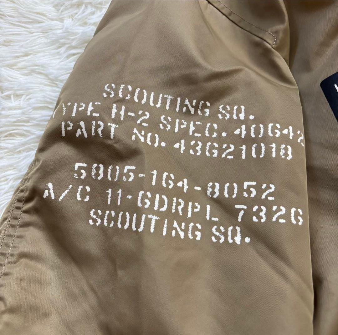 デ*7様 AVIREX アヴィレックス リバーシブル ジャケット ステンシル