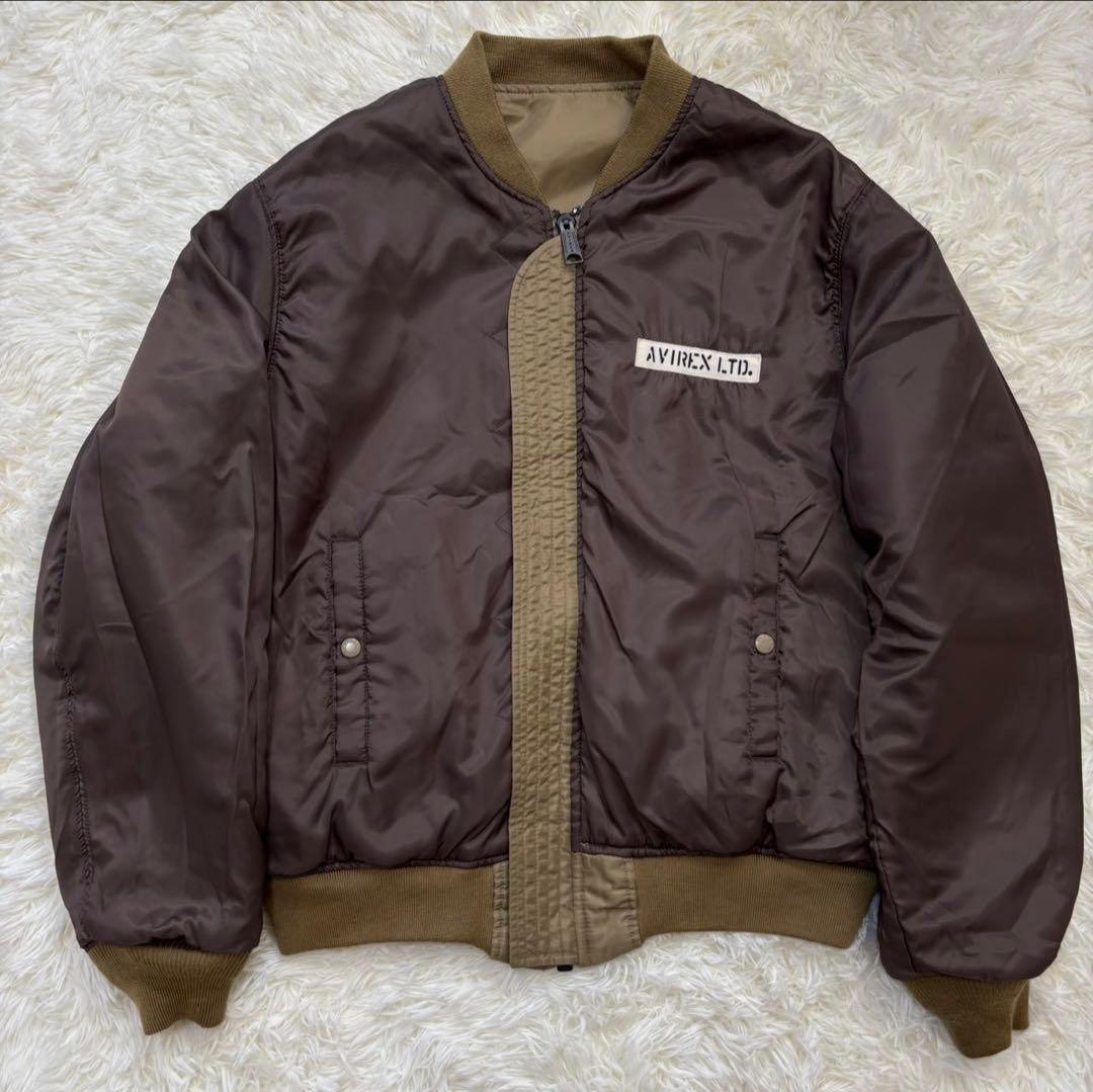 デ*7様 AVIREX アヴィレックス リバーシブル ジャケット ステンシル