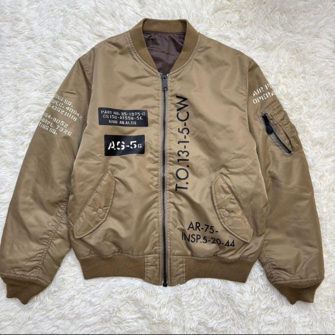 デ*7様 AVIREX アヴィレックス リバーシブル ジャケット ステンシル