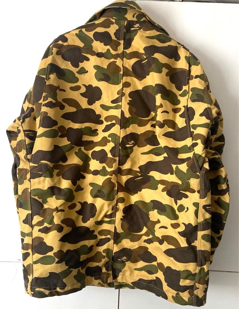 carharn men's 中綿コート　迷彩柄