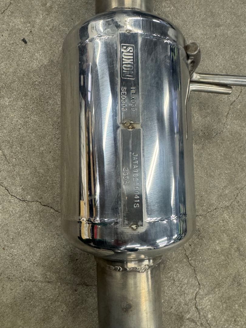 125ハイラックス　サイド出し　右出し　サクソン　マフラー　車検適合