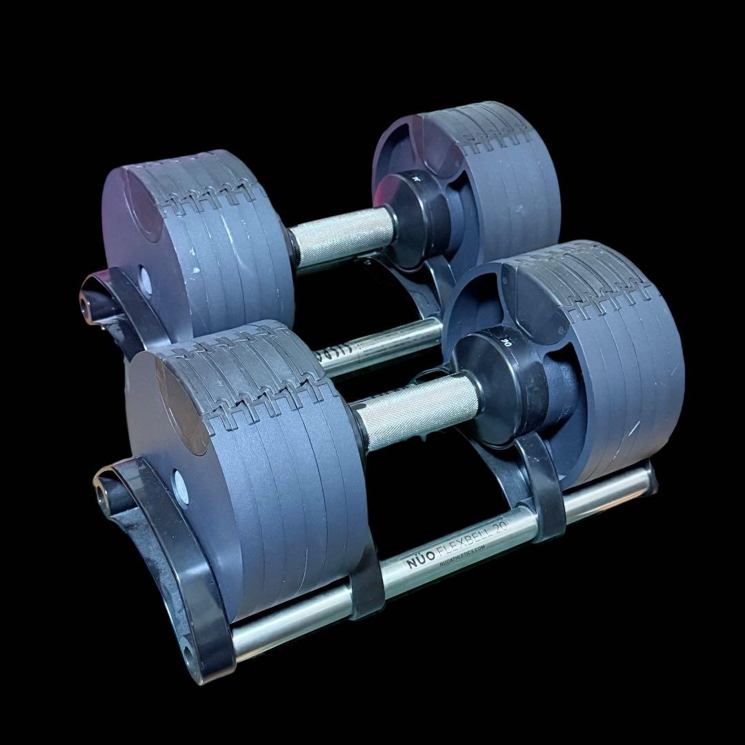 ①FLEXBELL NUO 4kg刻み 20kg可変式ダンベル