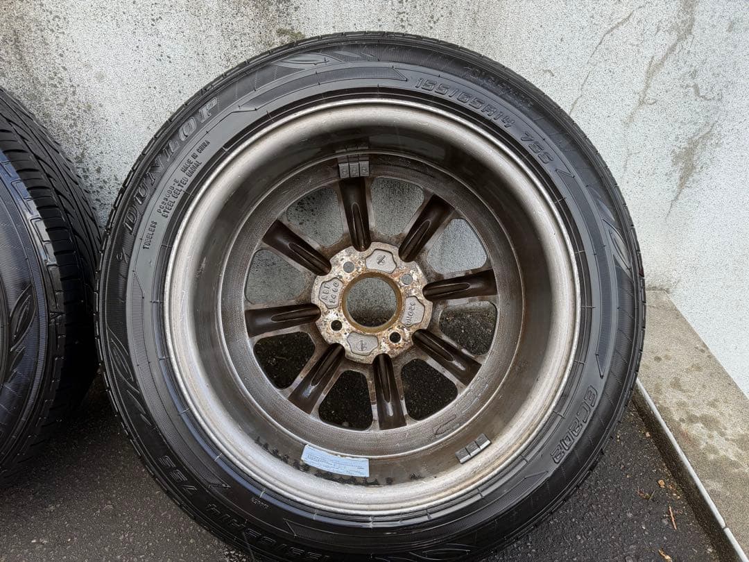 ①必ず4本での購入でお願いします RSワタナベ 14インチ　ホイールセット