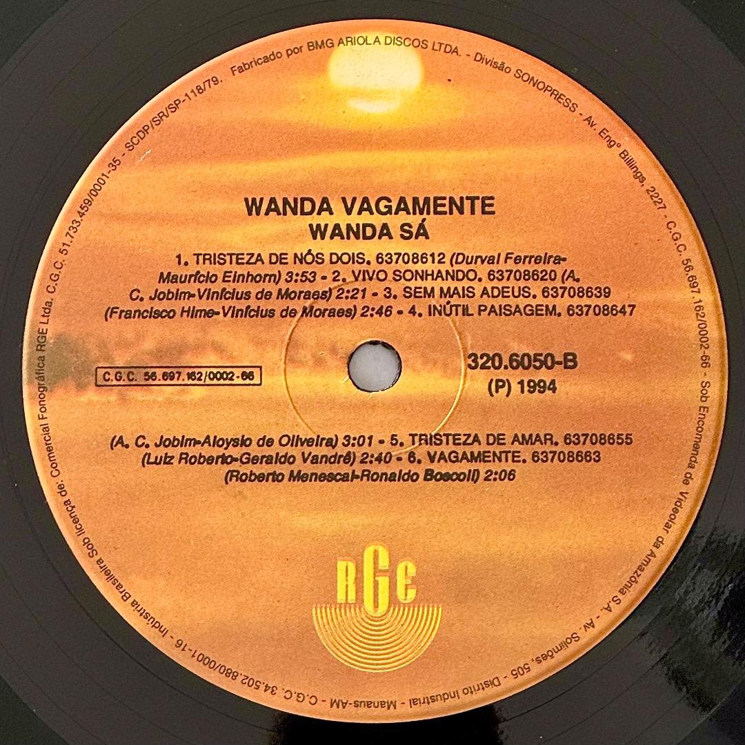 Wanda Sá Wanda Vagamente 1994年 ブラジル盤