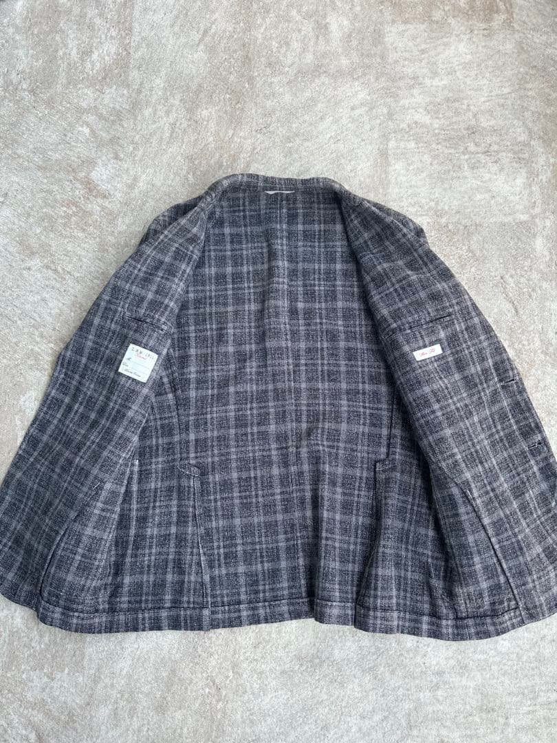 【美品】L.B.M.1911チェック柄 チャコール 50R（L）