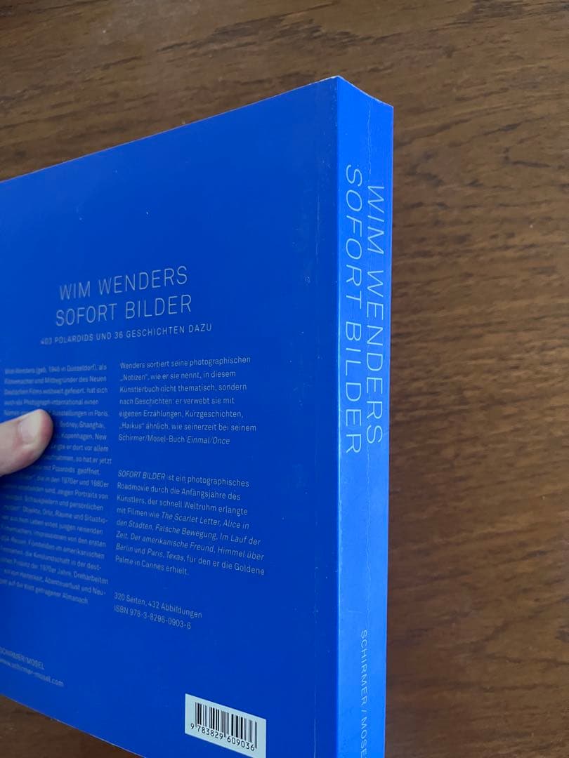 Wim Wenders Sofort Bilder 写真集