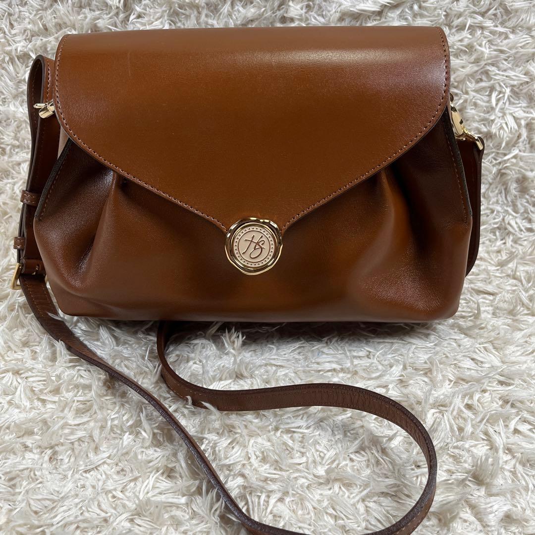 Her Schedule バースケジュール レザー ショルダーバッグ ブラウン