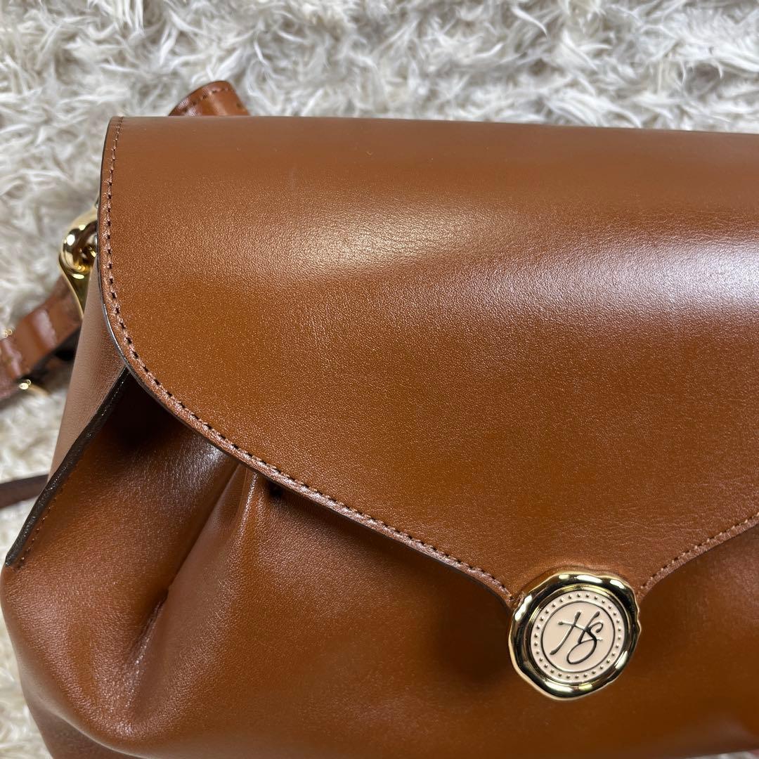 Her Schedule バースケジュール レザー ショルダーバッグ ブラウン