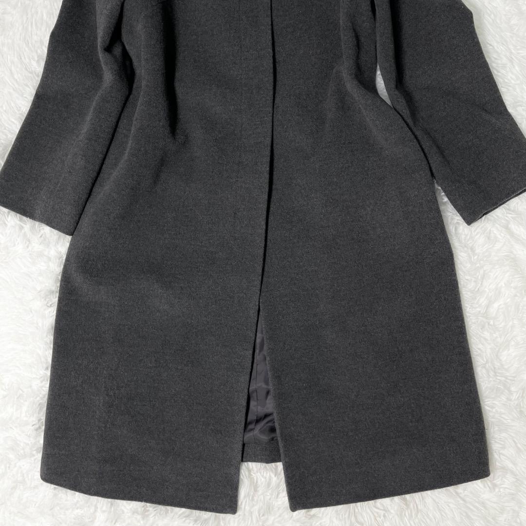 専用！！大きいサイズ 美品 ニジュウサンク ロングコート アンゴラ ファー