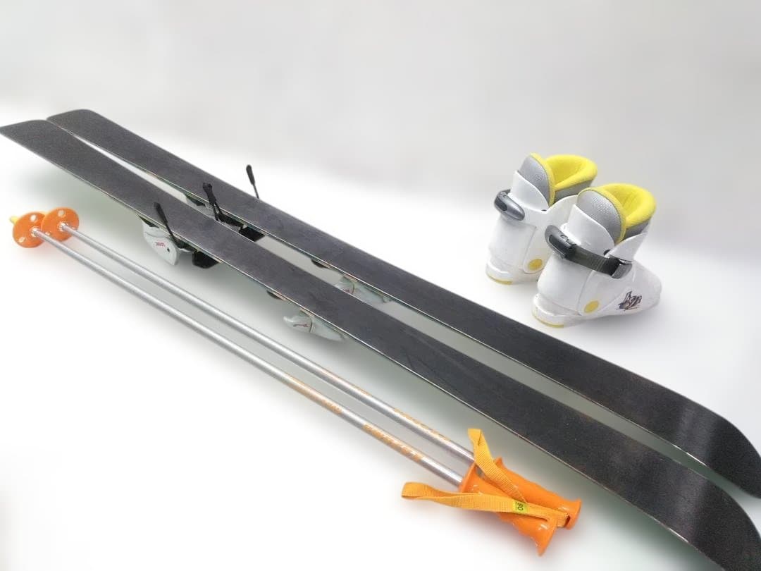 ジュニアスキー4点セット スワロー パレットガール 130cm ブーツ22cm