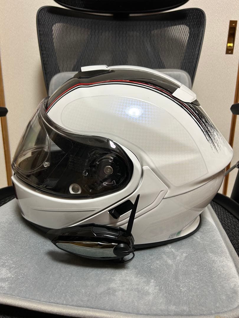 ショーエイNEOTEC 3 SATORI Bコムインカムとマイク付き！