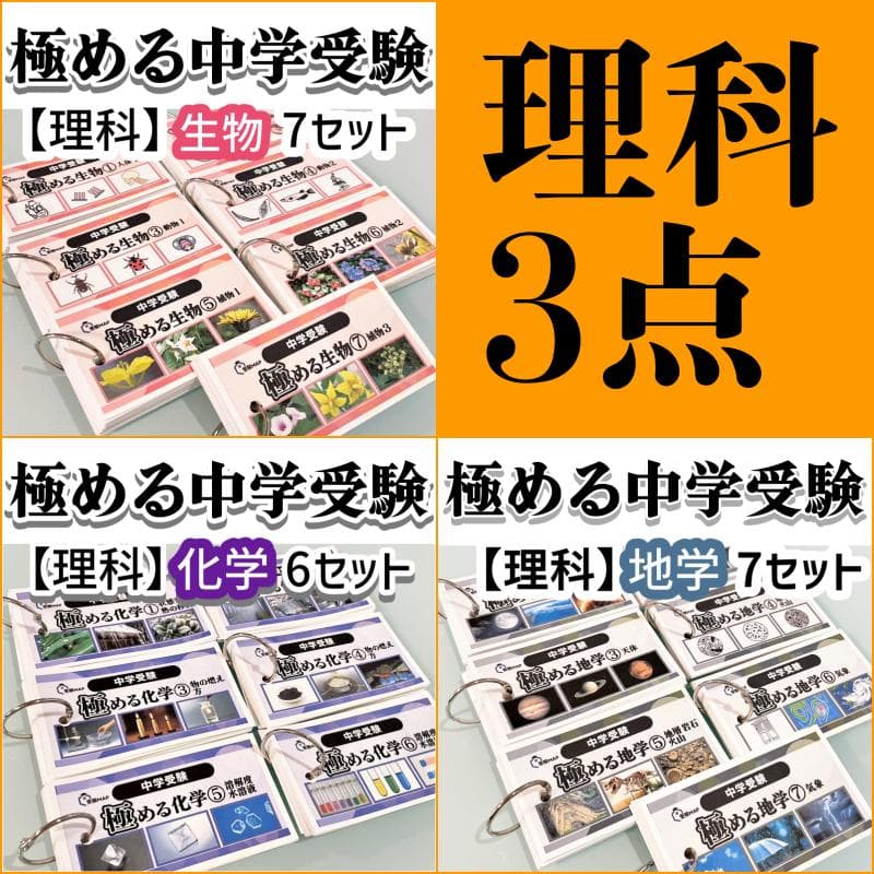 みーまま様 リクエスト 3点 まとめ商品 中学受験　暗記カード