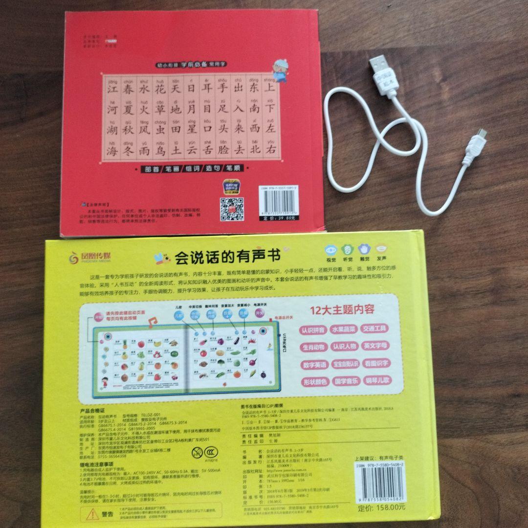 中国語　会说话的有声书 & 识字大王 セット