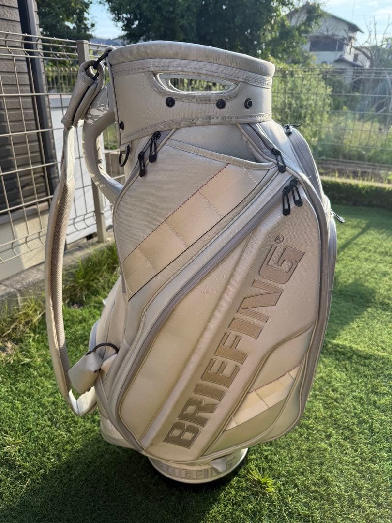 BRIEFING キャディバッグ ホワイト