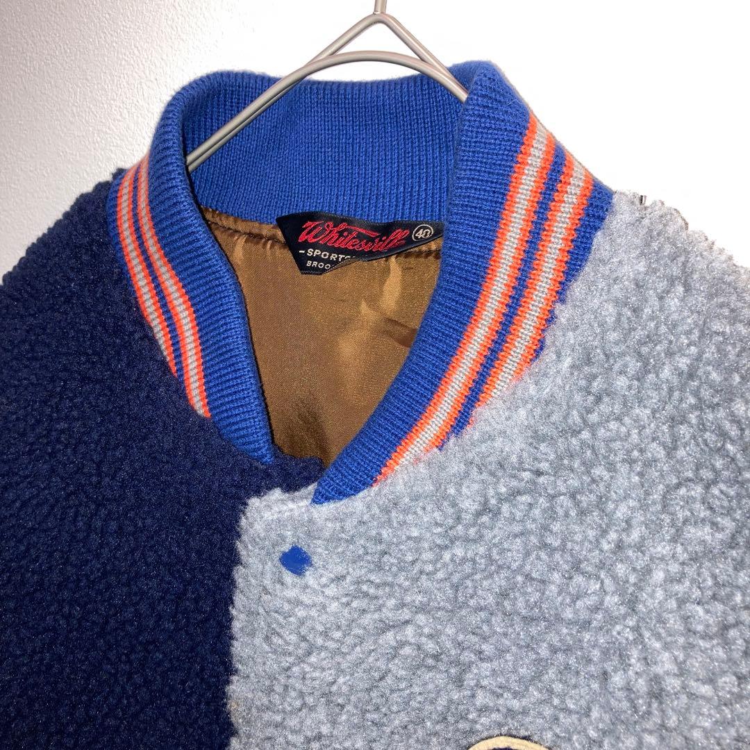 WHITES VILLE ホワイツビル　スタジャン　ボア　フリース　サイズ40