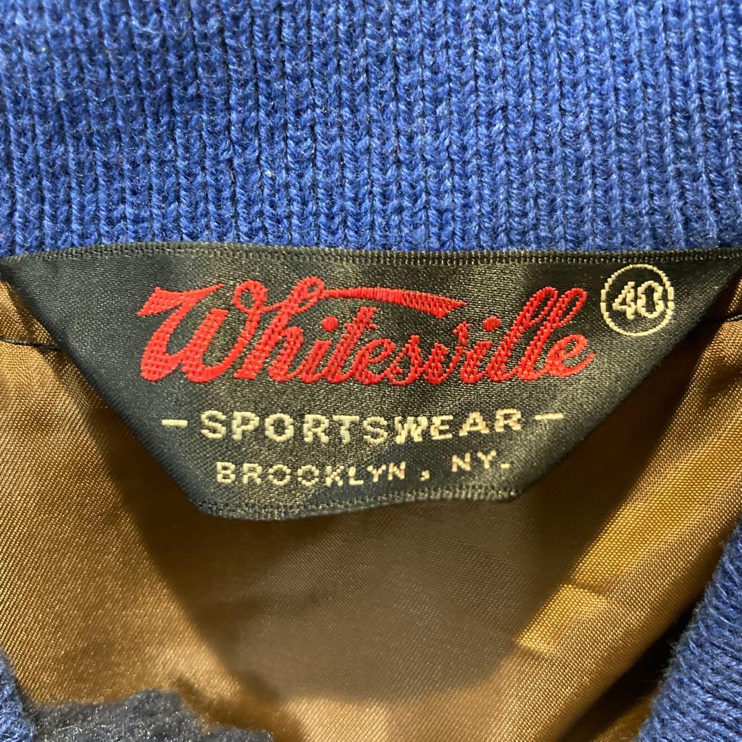 WHITES VILLE ホワイツビル　スタジャン　ボア　フリース　サイズ40