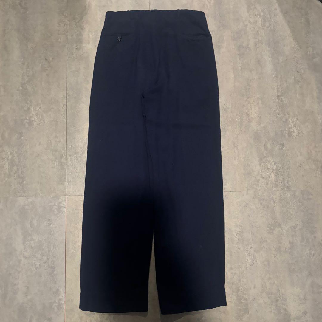 50s 60s レーヨンギャバジンスラックス ネイビー 紺 vintage