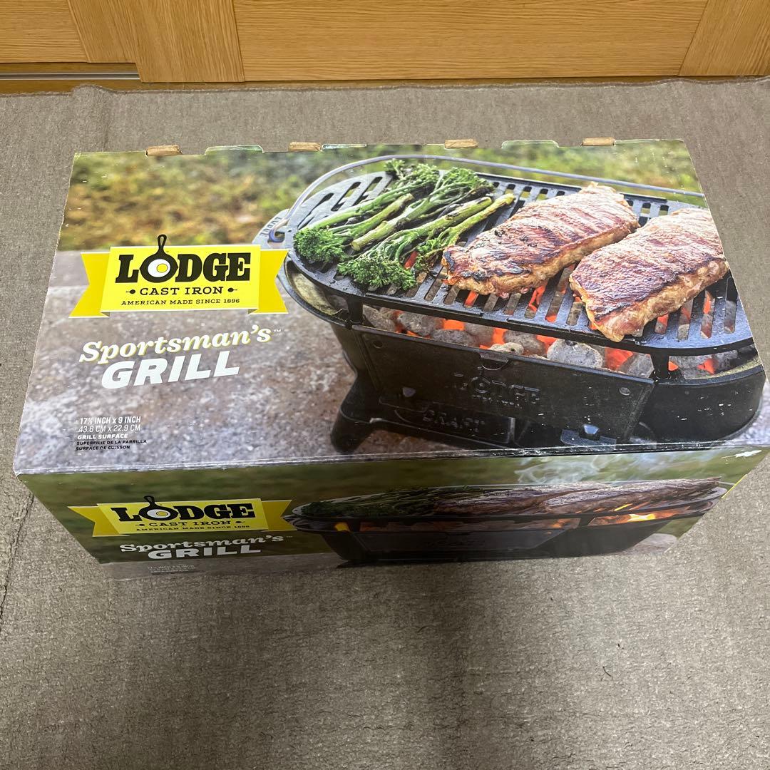 Lodge Sportsman's Grill 鋳鉄製 17インチ