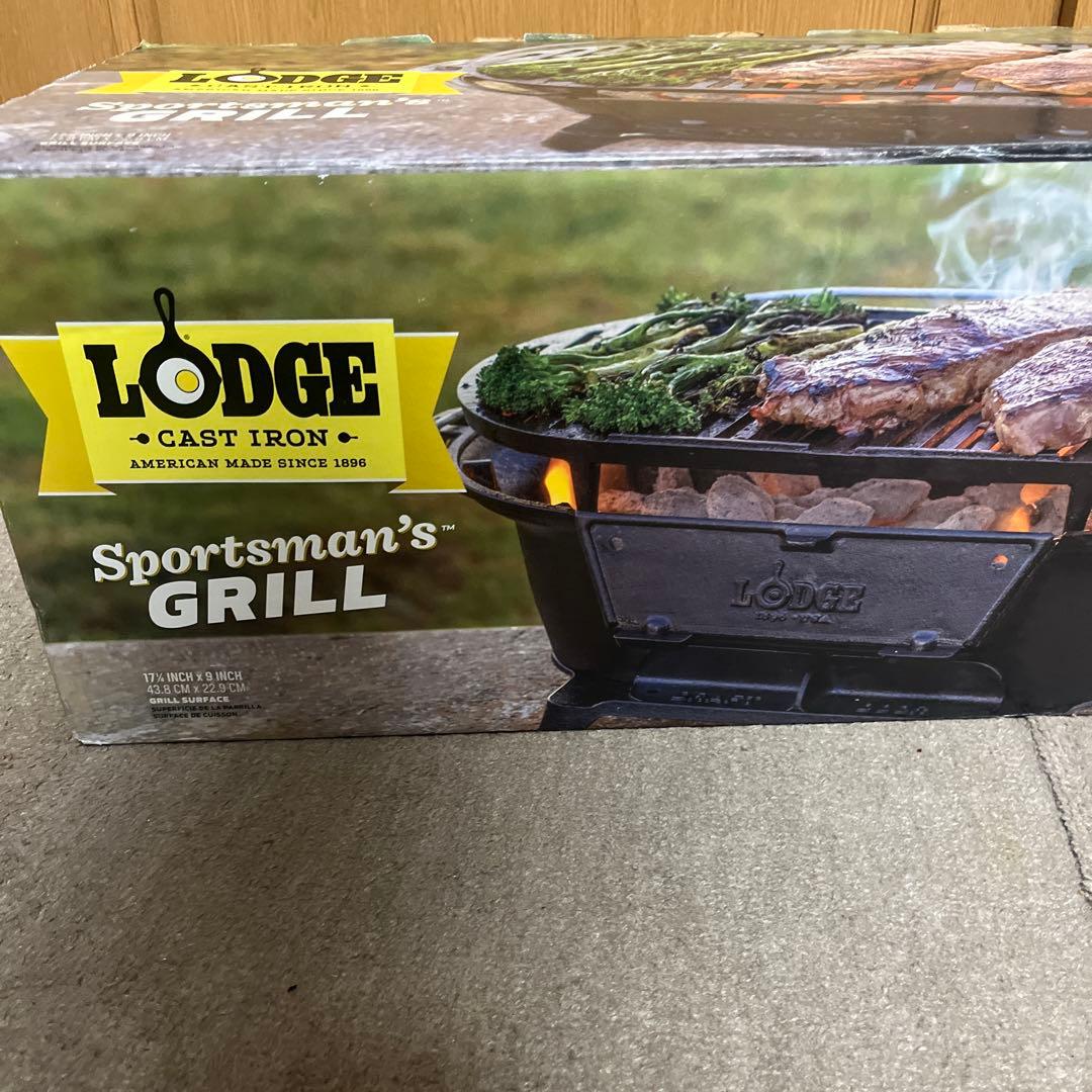 Lodge Sportsman's Grill 鋳鉄製 17インチ