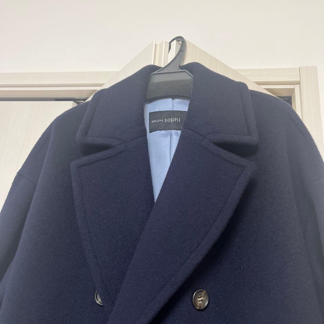 ノーリーズ　ＫＩＷＩ　ＬＡＭＢダブルチェスターコート