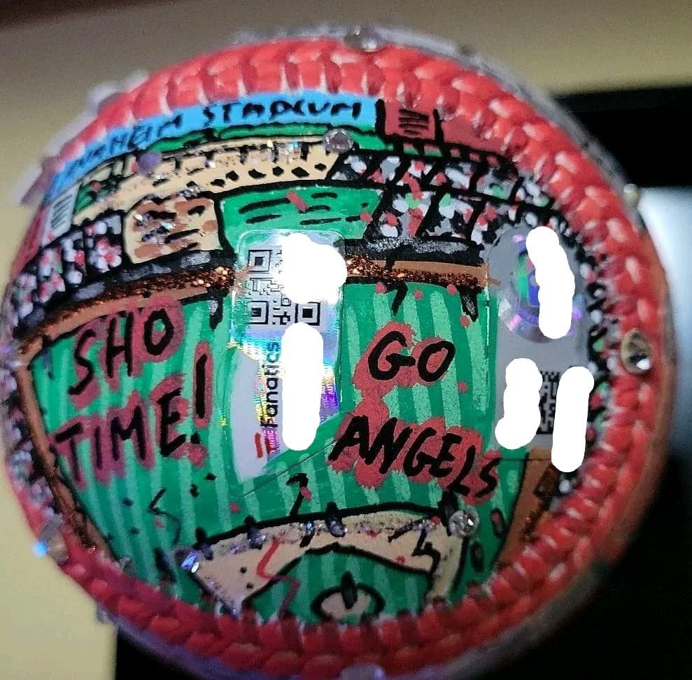 f*u様 #◆⚾大谷翔平選手直筆⚾×チャールズ・ファジーノ ハンドペイント完全受