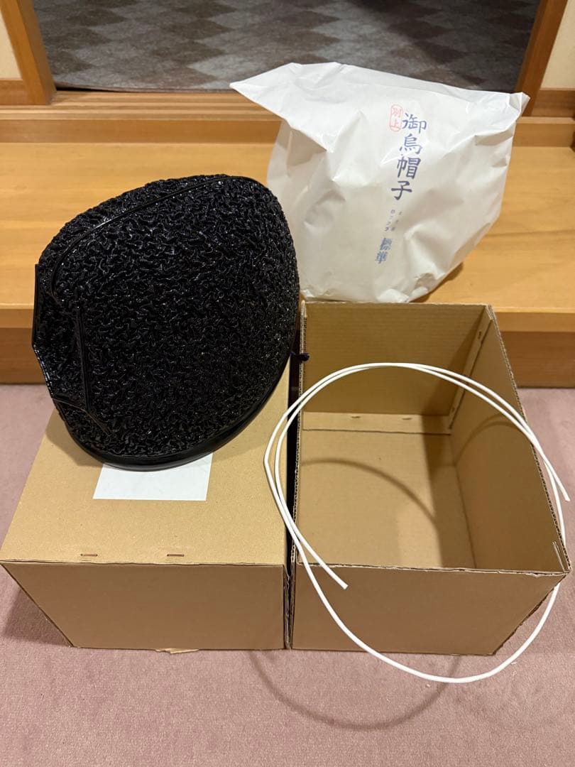 【新品未使用品】立烏帽子 標準 神社 神職 装束
