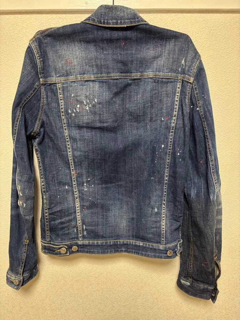 DSQUARED2 ダメージ加工デニムジャケット 46