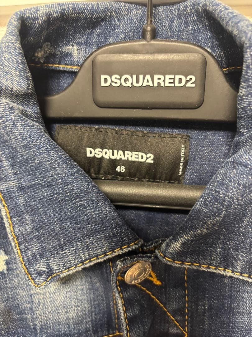 DSQUARED2 ダメージ加工デニムジャケット 46