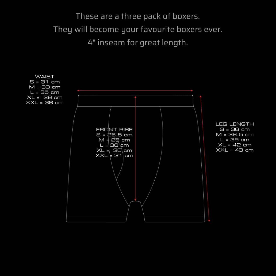 【3枚】Punkandyo RED ボクサーパンツ S