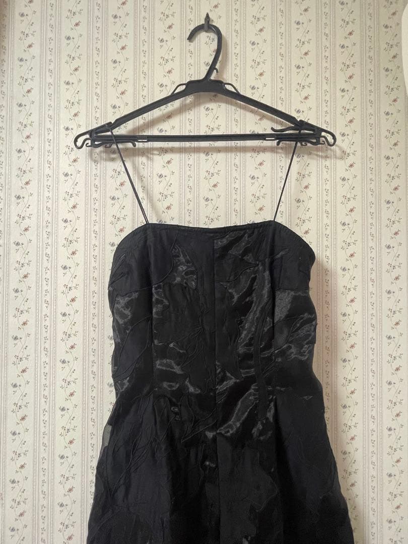 ameri vintageブラックストラップ付きオールインワン