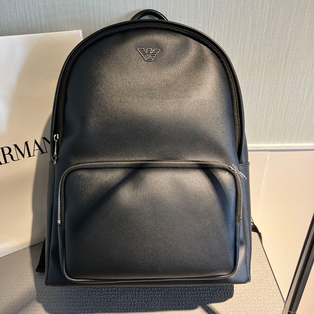 Emporio Armani 黒 バックパック