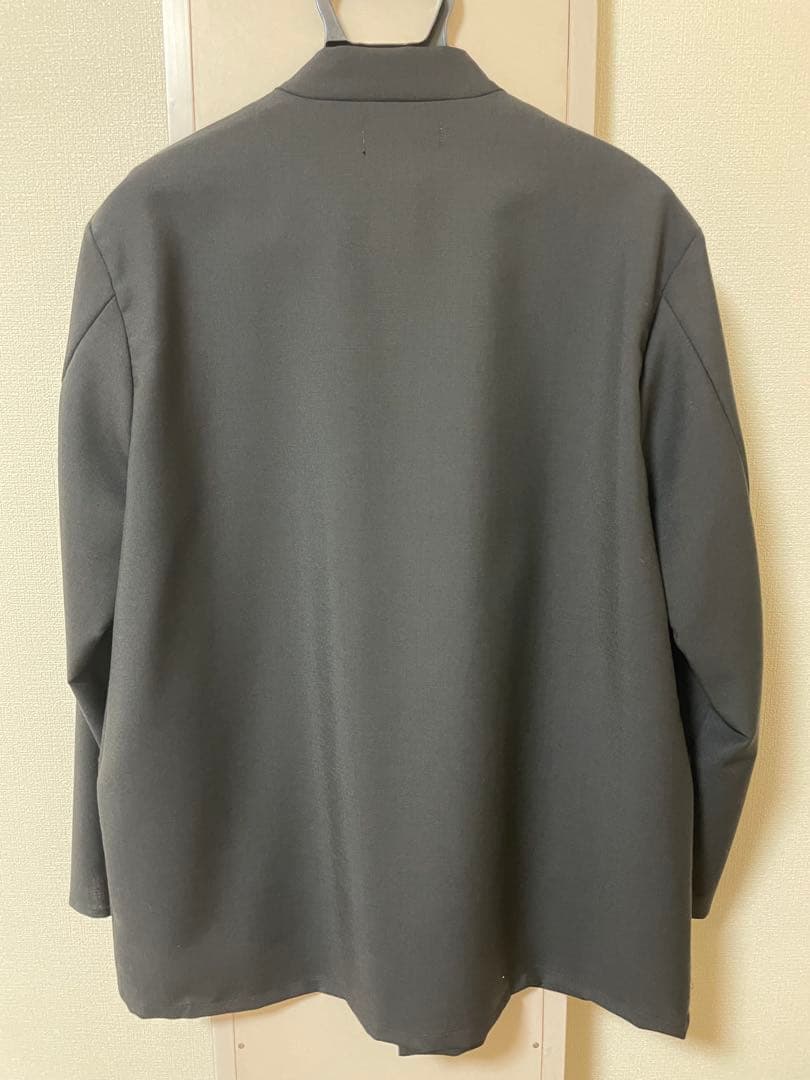 【匿名配送】marka ラペルレスジャケット ブラック サイズ1