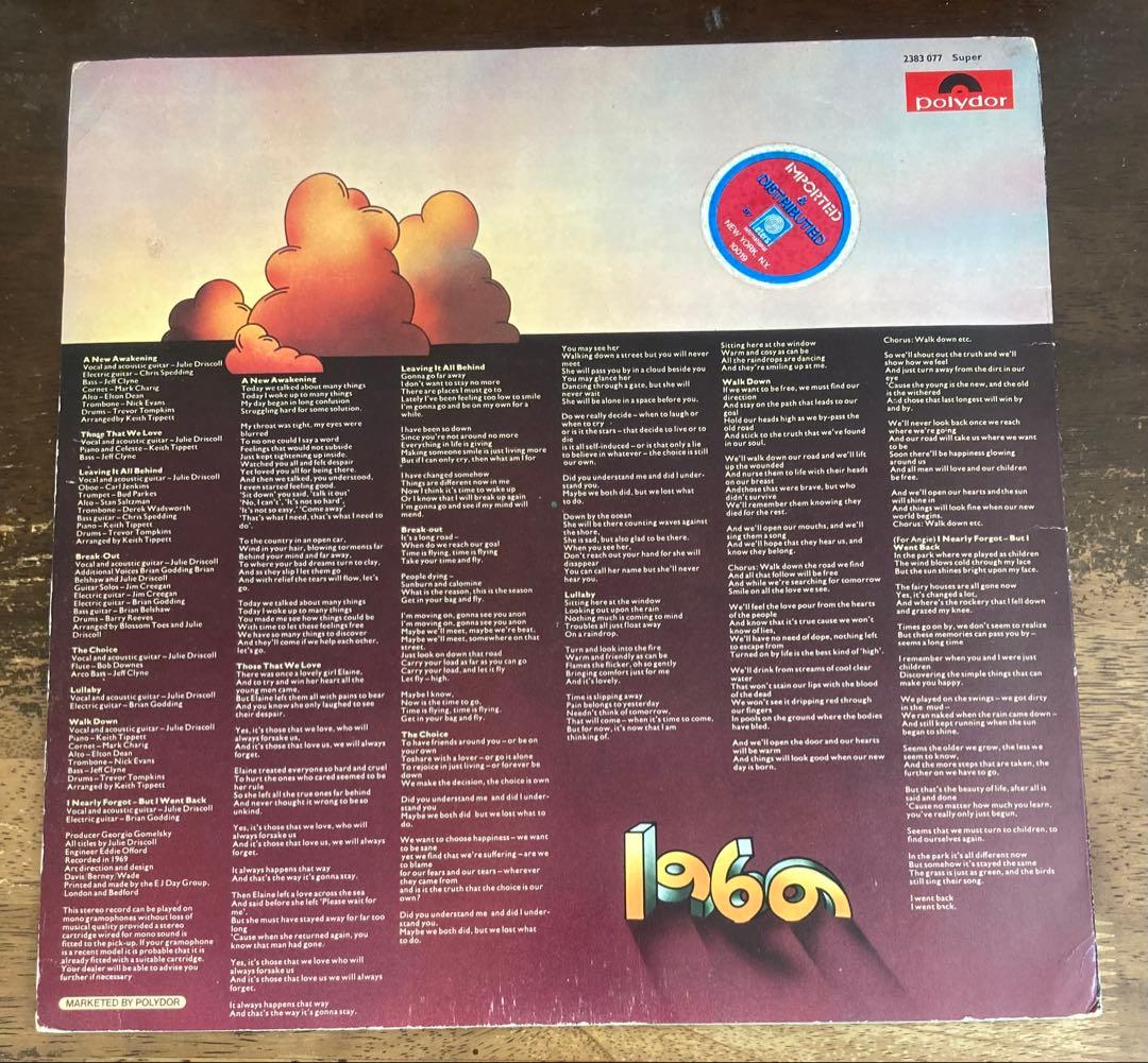 ◾️高音質️UKオリジナルUS輸出仕様盤◾️JULIE DRISCOLL / ジュリー