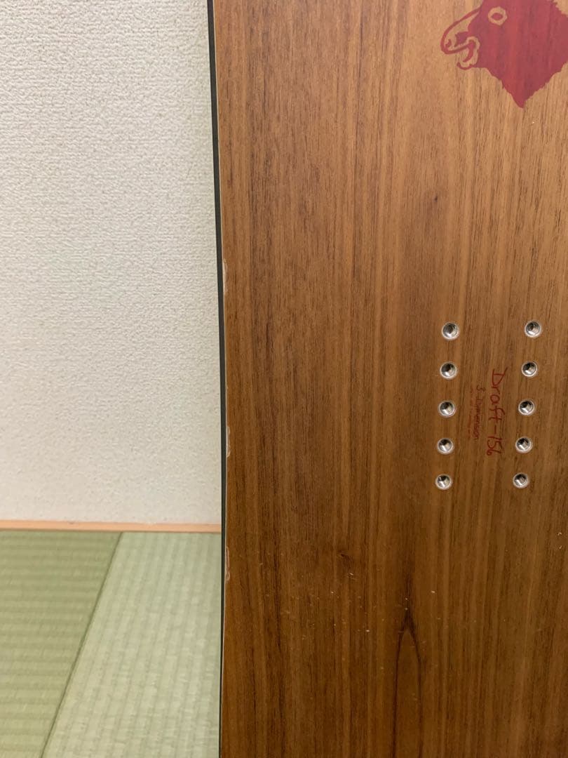 TJbrand draft15-16モデル 156 スノーボード ソールカバー付