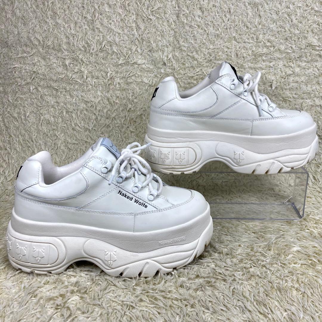 『美品』Naked Wolfe レザー レースアップ スポーティ スニーカー
