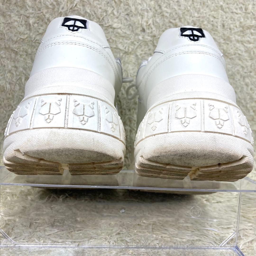 『美品』Naked Wolfe レザー レースアップ スポーティ スニーカー