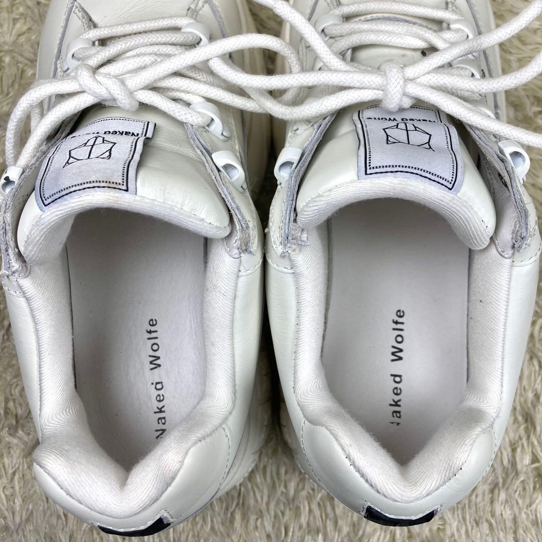 『美品』Naked Wolfe レザー レースアップ スポーティ スニーカー