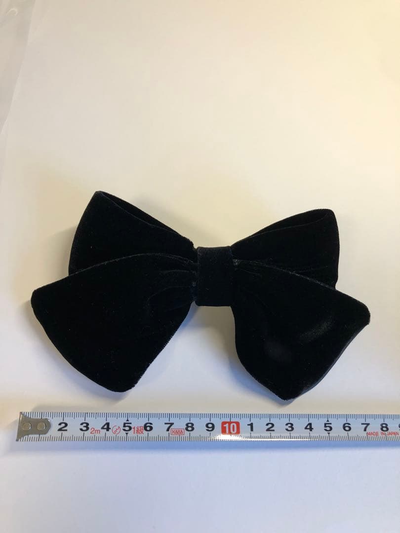 アレクサンドルドゥパリ　ベロアリボンバレッタ 濃紺カラー