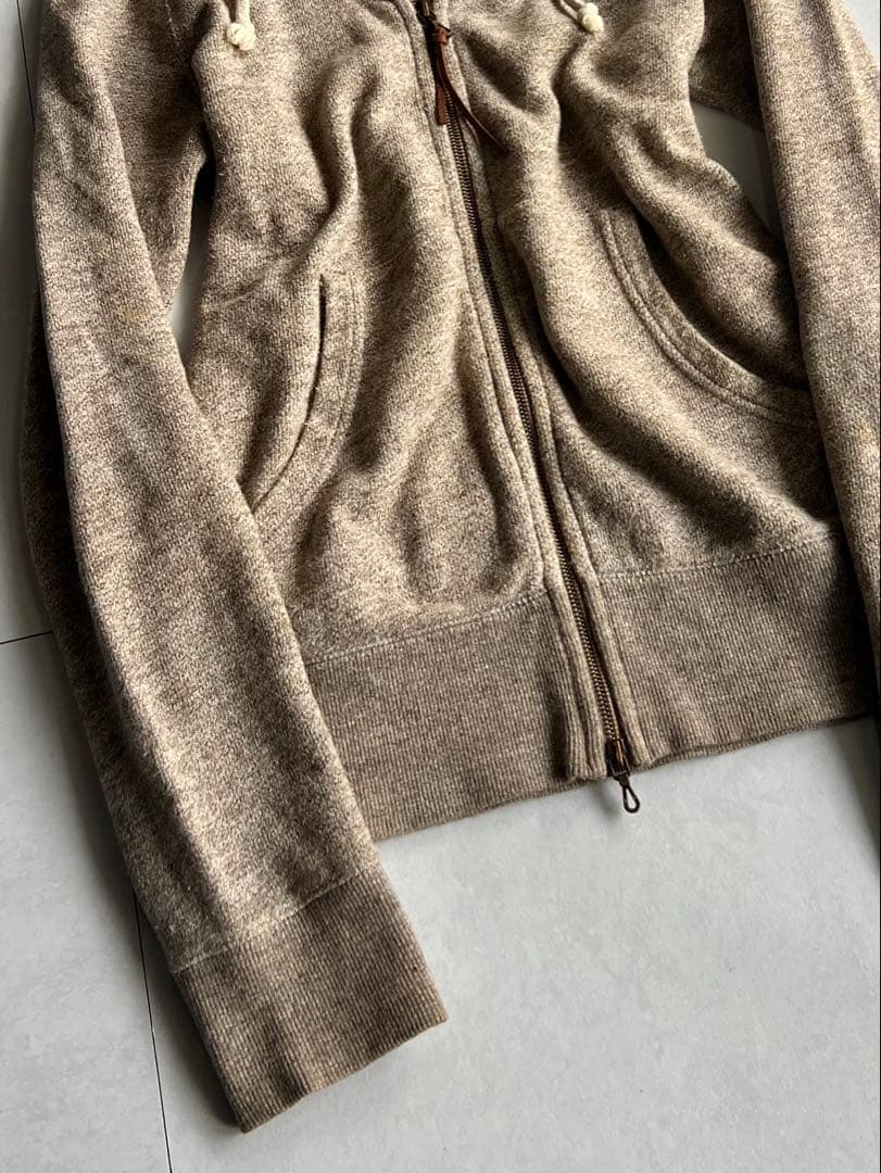 トップス NATURALVINTAGEGOA\"VolumeNeckSweatZHoodie