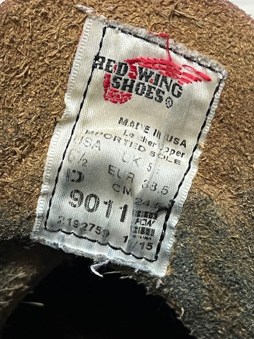 廃盤モデル レッドウィング ベックマン 9011 USA 5 1/2