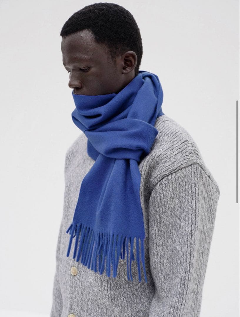 AURALEE BABY CASHMERE LONG STOLE ブラック