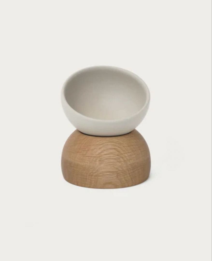食器・餌やり・水やり用品 newa cat Nodding Bowl / Nara (Oak)